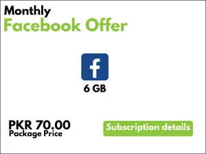 Zong Monthly Facebook Offer